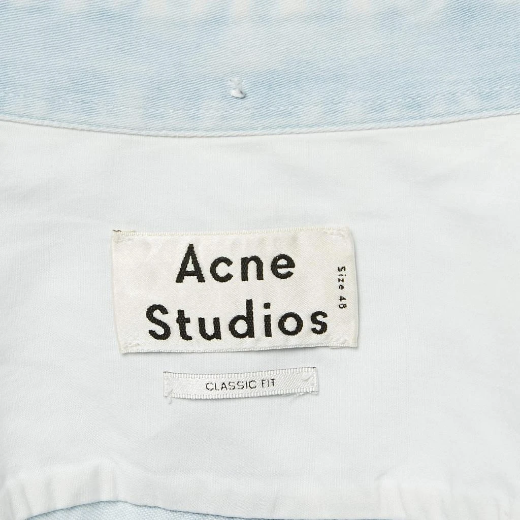 Acne Studios Acne Studios Blue Isherwood Denim Long Sleeve Shirt M 5