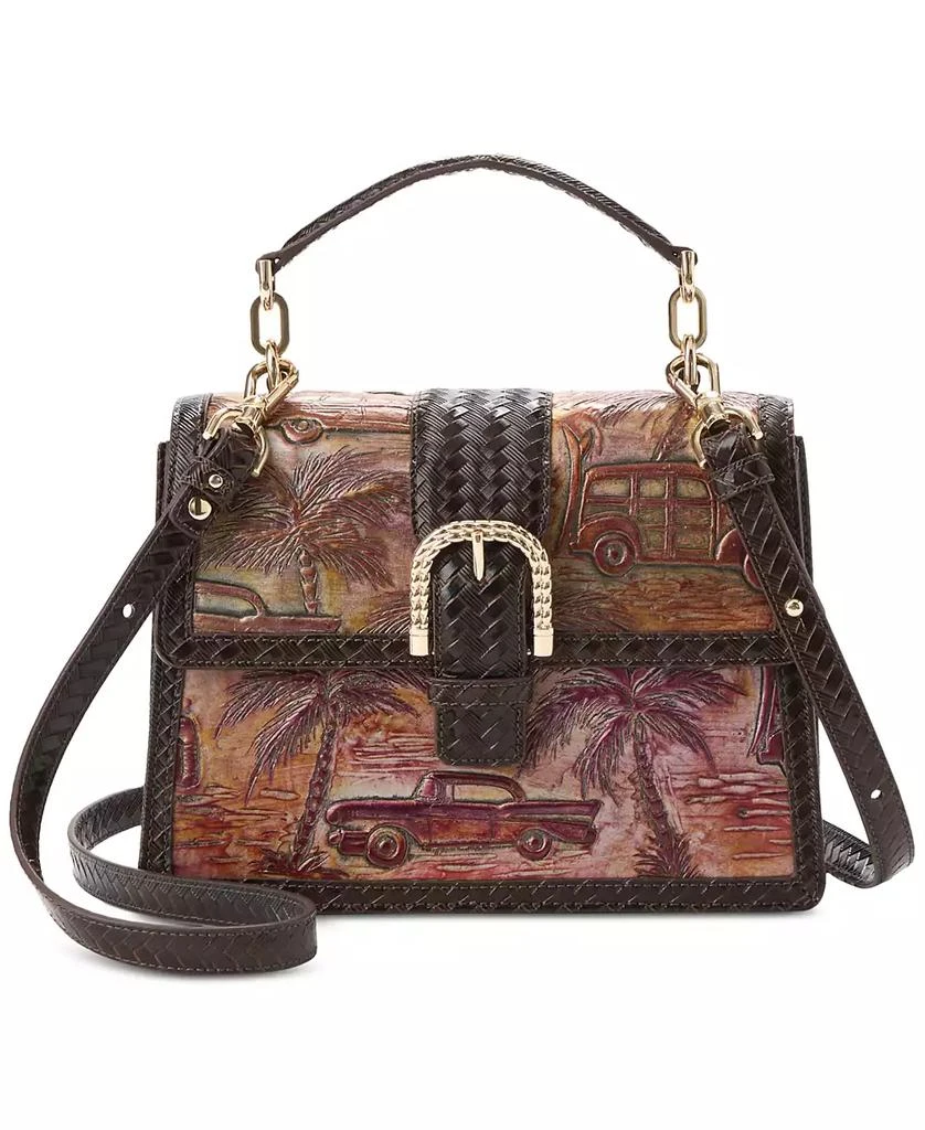 Brahmin Hallie Copa Cabana Small Leather Satchel 1