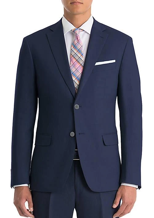 Ralph Lauren Navy Linen Suit Separate Coat 