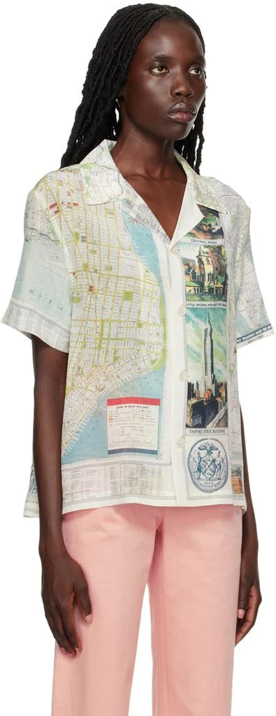 Bode Multicolor New York City Map Shirt 2