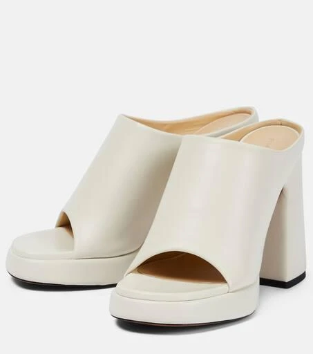 Proenza Schouler Forma leather platform mules 5