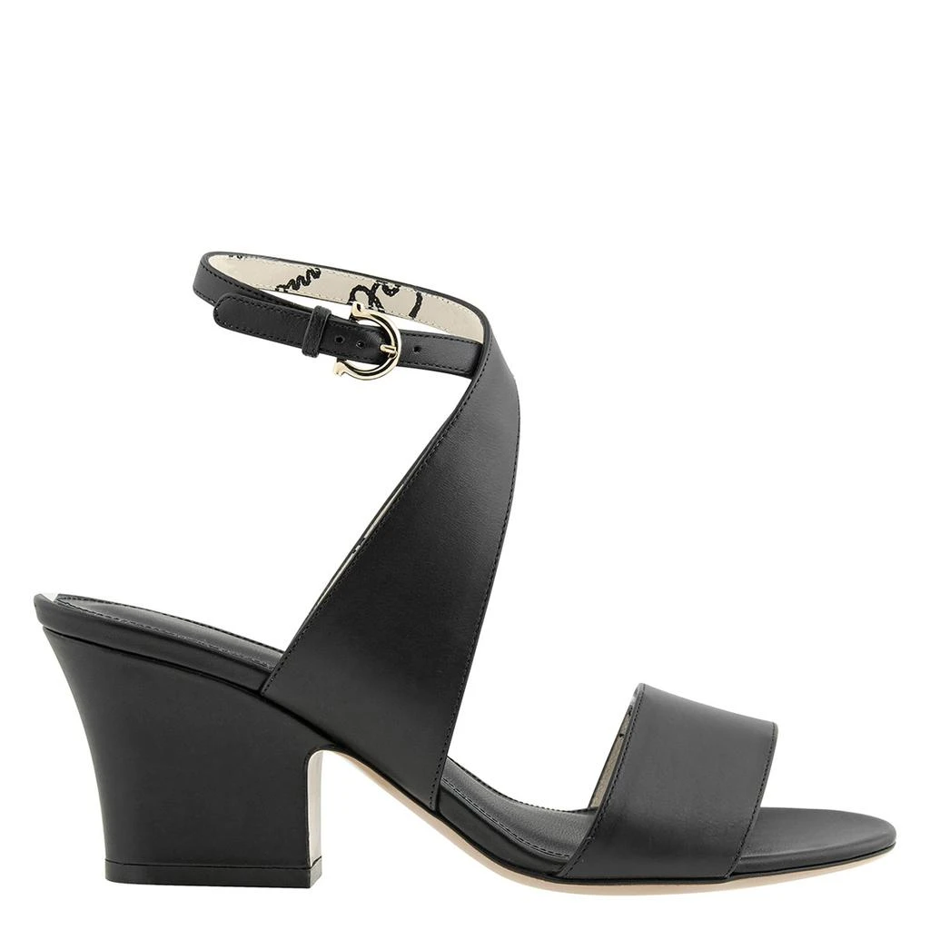 Salvatore Ferragamo Salvatore Ferragamo Ladies Plain Wedge Sandal in Black, Size 5 D