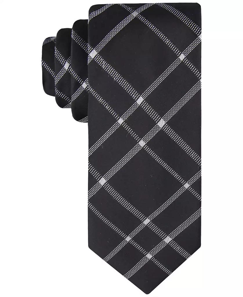 Calvin Klein Men's Stitch Plaid Tie
