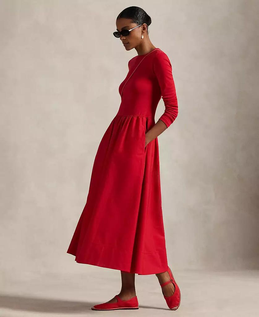 Ralph Lauren Women's Cotton Long-Sleeve Dress