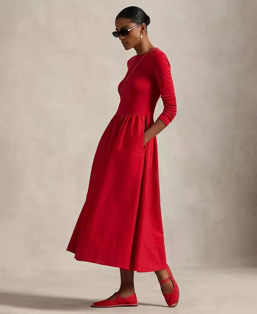 Ralph Lauren Women's Cotton Long-Sleeve Dress 1