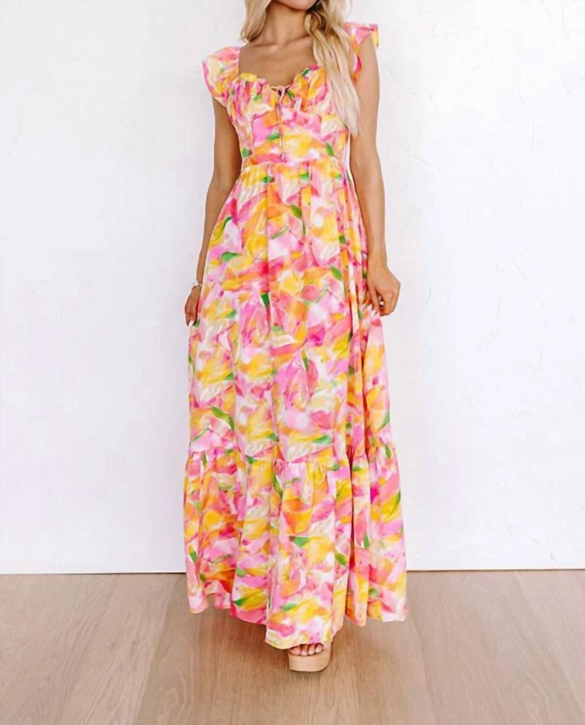 chinese dress ladies Entro Simply Aligned Maxi Dress – Norris Shoe Store main image 0