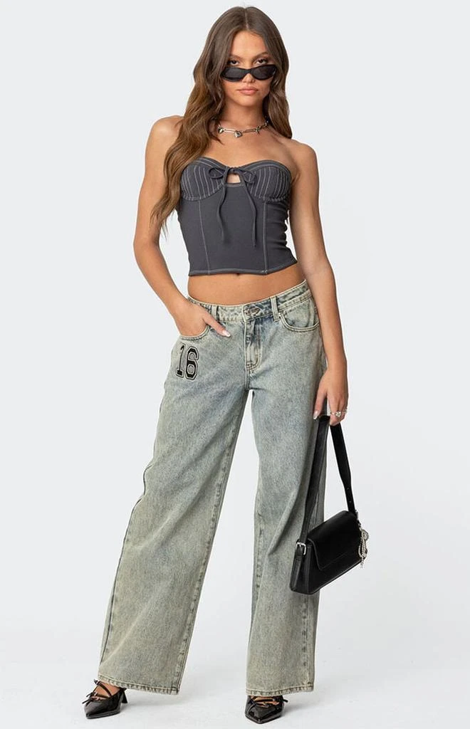 Edikted 16 Vintage Acid Wash Jeans 1