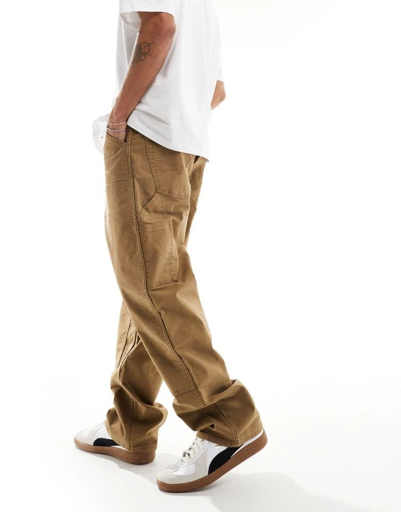 Levi's Levi's Workwear 565 loose fit double knee jeans in tan 2