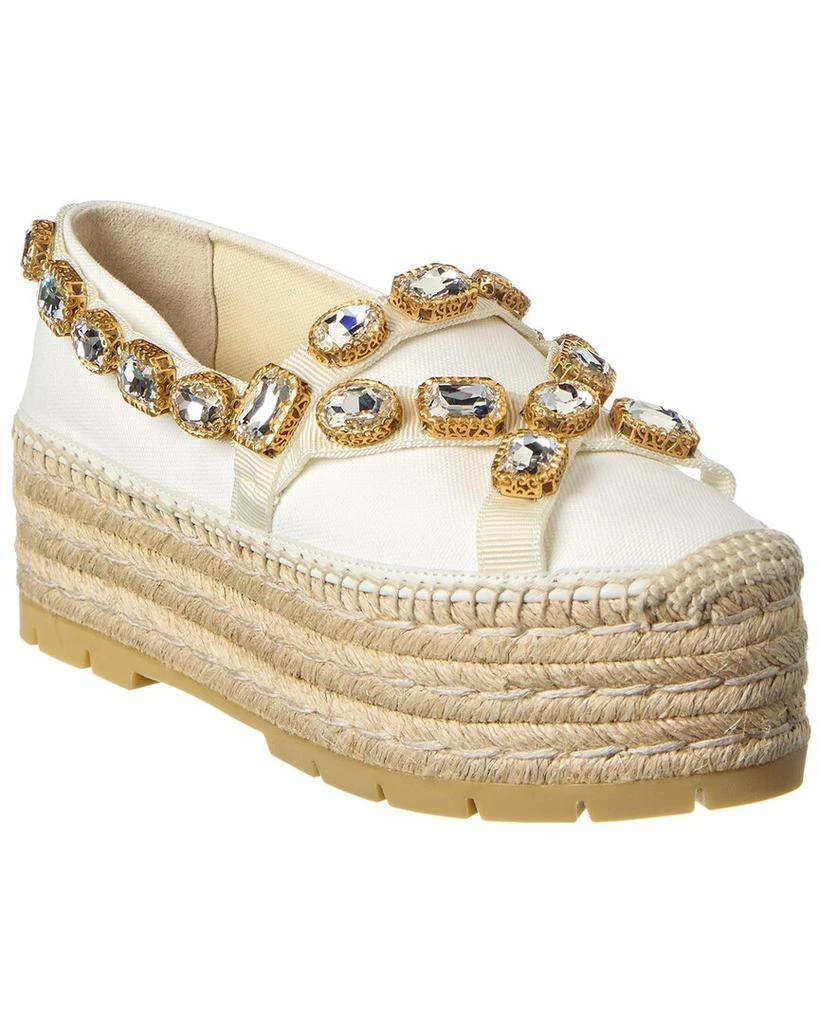 Gucci Canvas Platform Espadrille 1