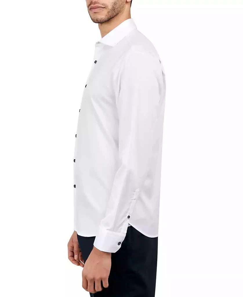 Society of Threads Men's Solid Texture Dress Shirt 3