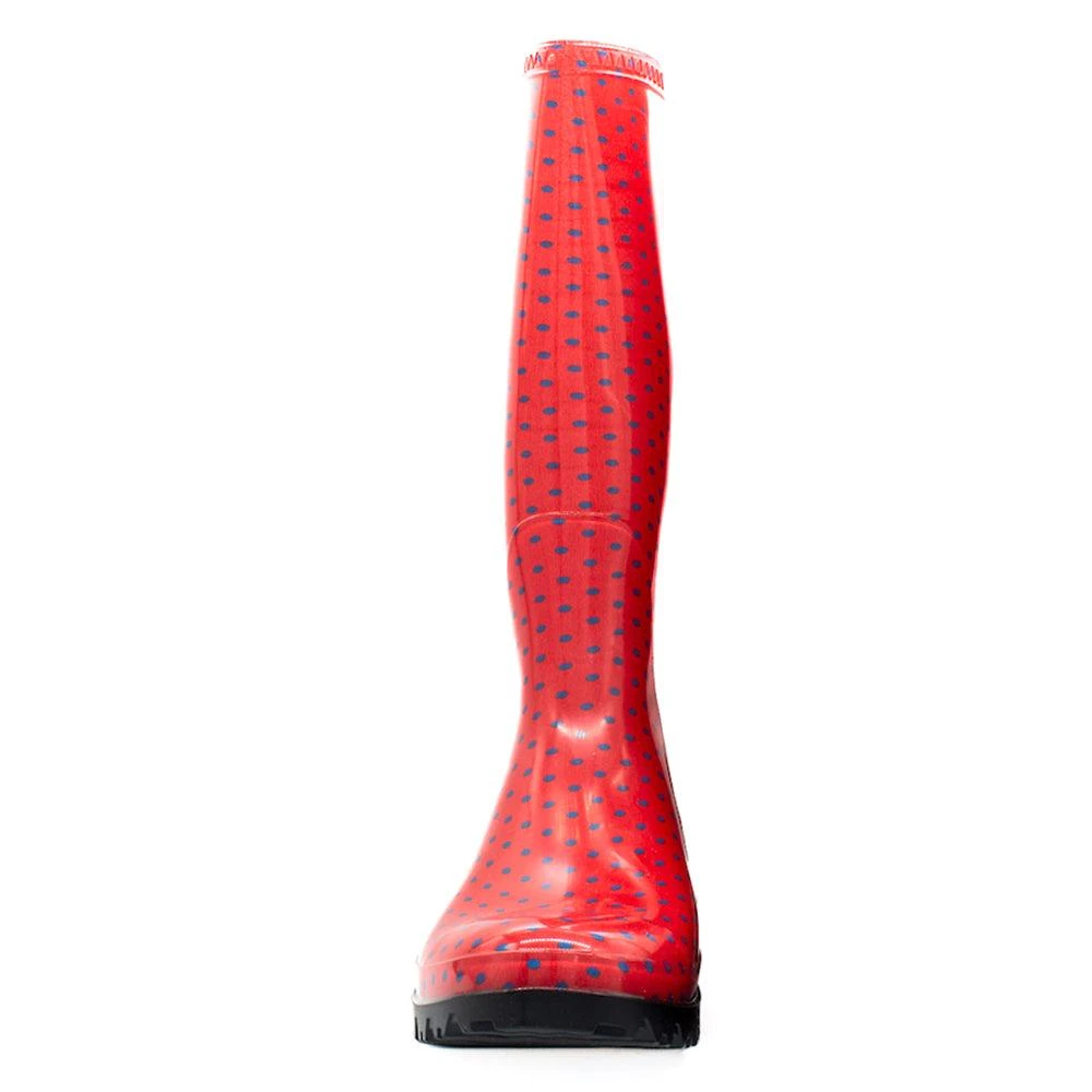 Gameday Boots Southern Methodist University Polka Dot Round Toe Rain Boots 4