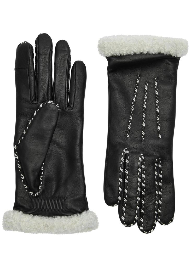 AGNELLE Marie Louise leather gloves