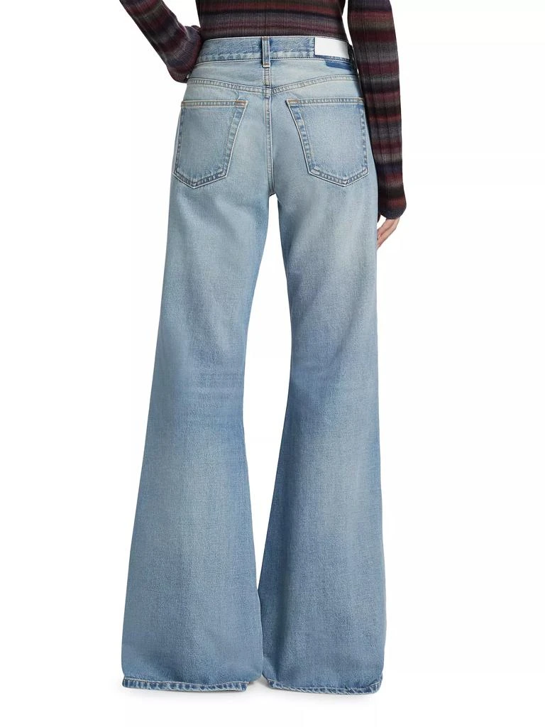 Re/Done Baggy Flare Mid-Rise Wide-Leg Jeans 5