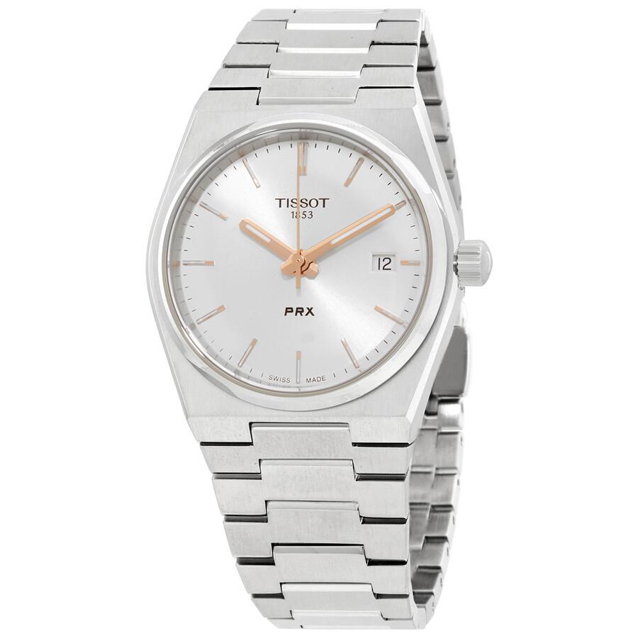 Tissot PRX Quartz Silver Dial Ladies Watch T1372101103100
