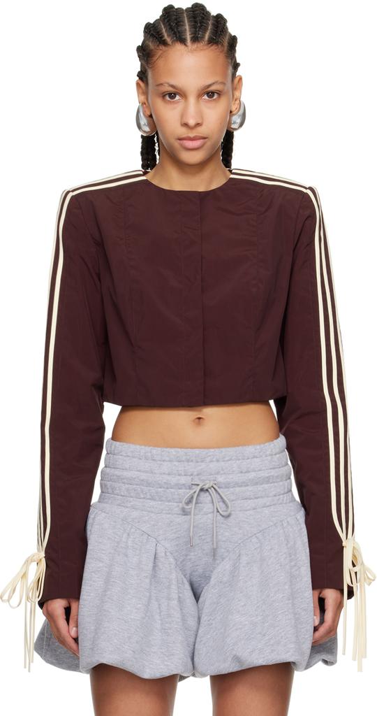 FIDAN NOVRUZOVA Burgundy Giada Jacket