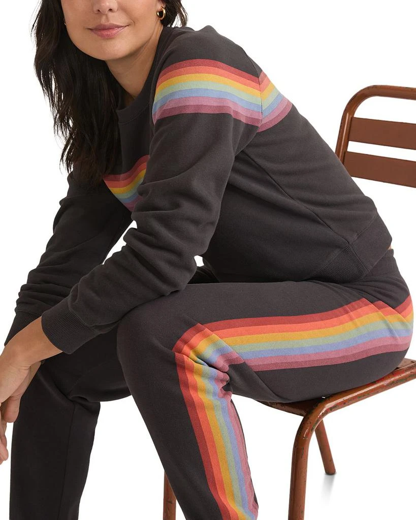 Marine Layer Anytime Rainbow Striped Sweatpants 5