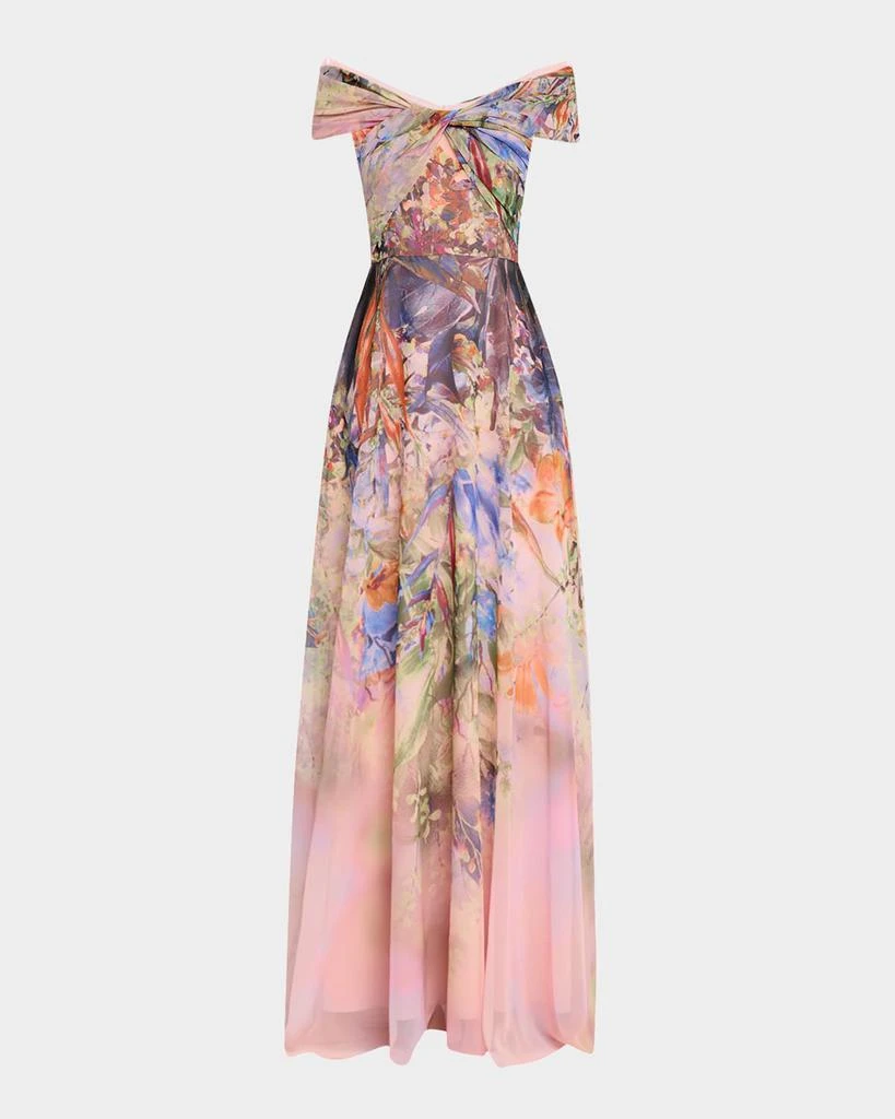 Shop Floral-Print Twist Gown on Sale at BeyondStyle  Get 60% Off  Floral-Print Twist Gown with Limited-Time Flash Deals, Exclusive Discounts,  and Special Offers. Enjoy Unbeatable Savings on Floral-Print Twist Gown,  Compare