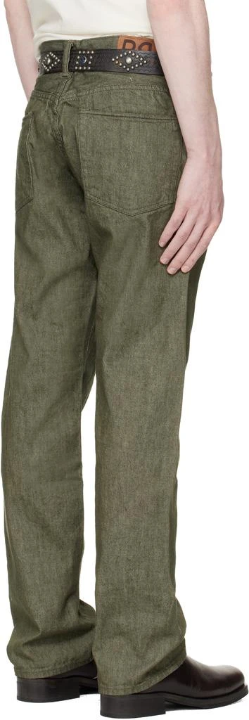 RRL Khaki Vintage 5-Pocket Selvedge Jeans 3