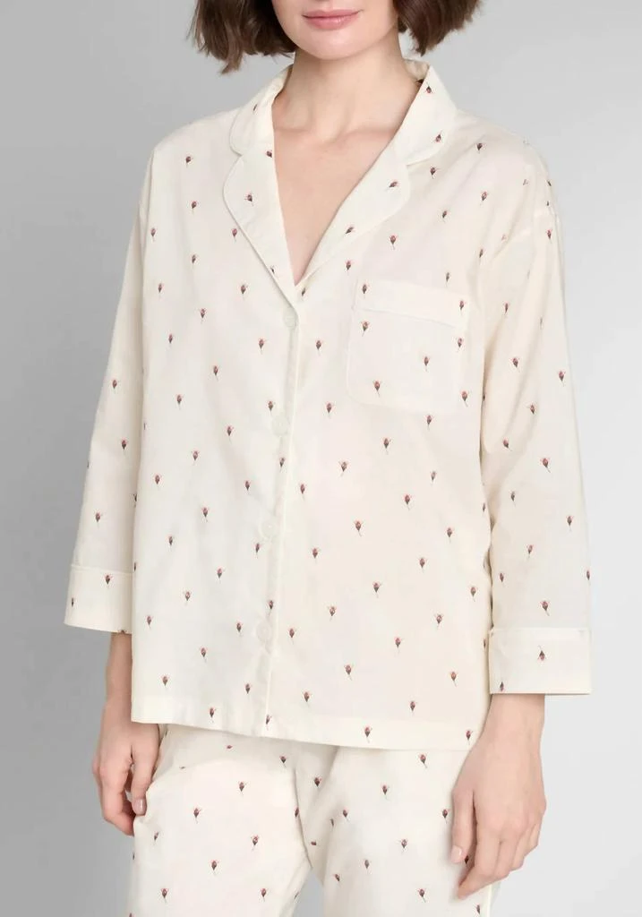SLEEPY JONES Sleepy Jones - Women's Marina Rosette Pajama Set 3