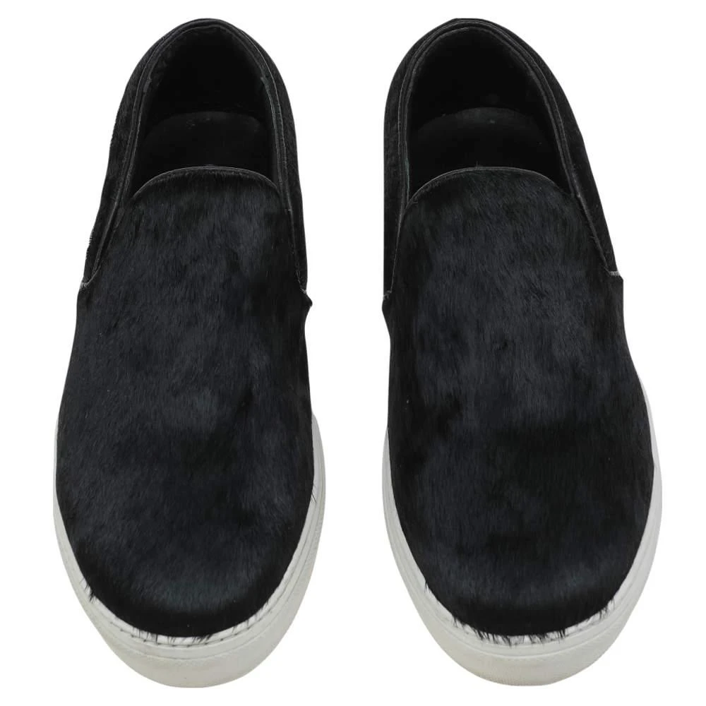 Celine Celine Black Pony Hair Slip On Sneakers Size 40 3