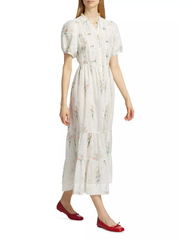 DÔEN Haleigh Floral Cotton Maxi Dress 2