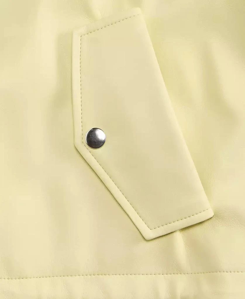 On 34th Women
s Cropped Faux-Leather Jacket, Macy
s Exclusive 6