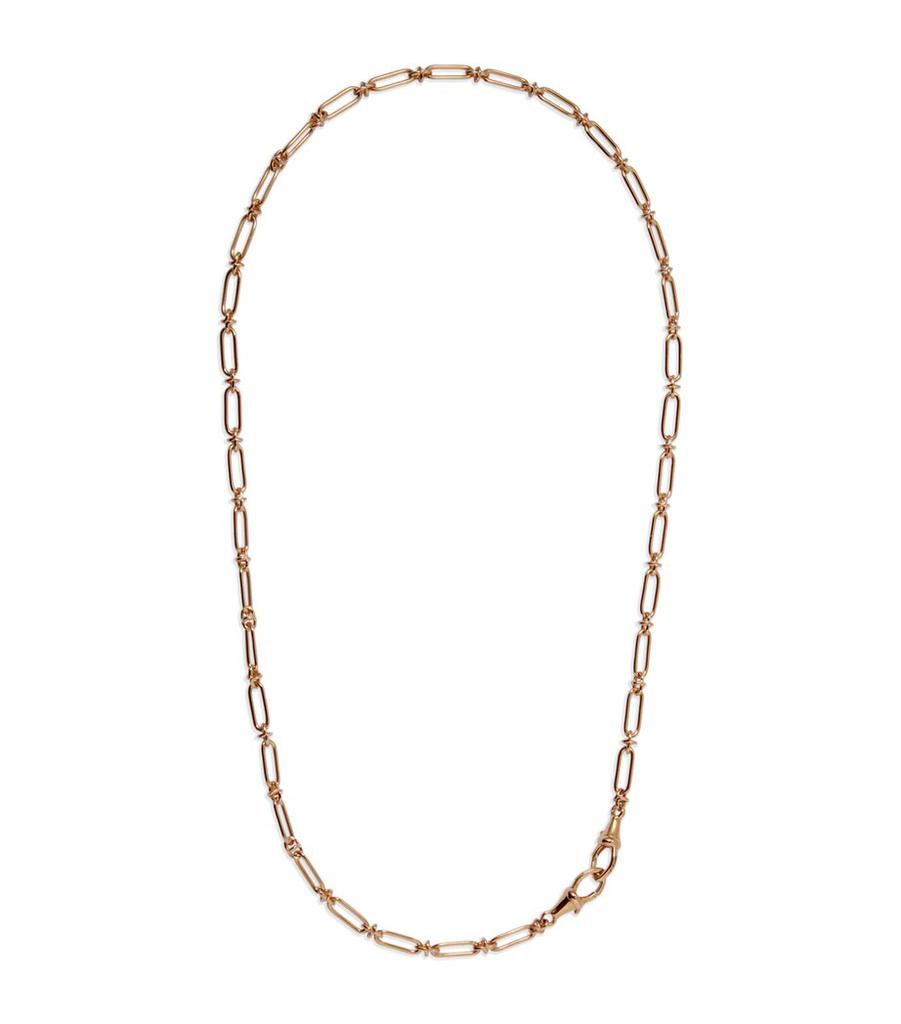 Annoushka Yellow Gold Knuckle Classic Link Chain Necklace