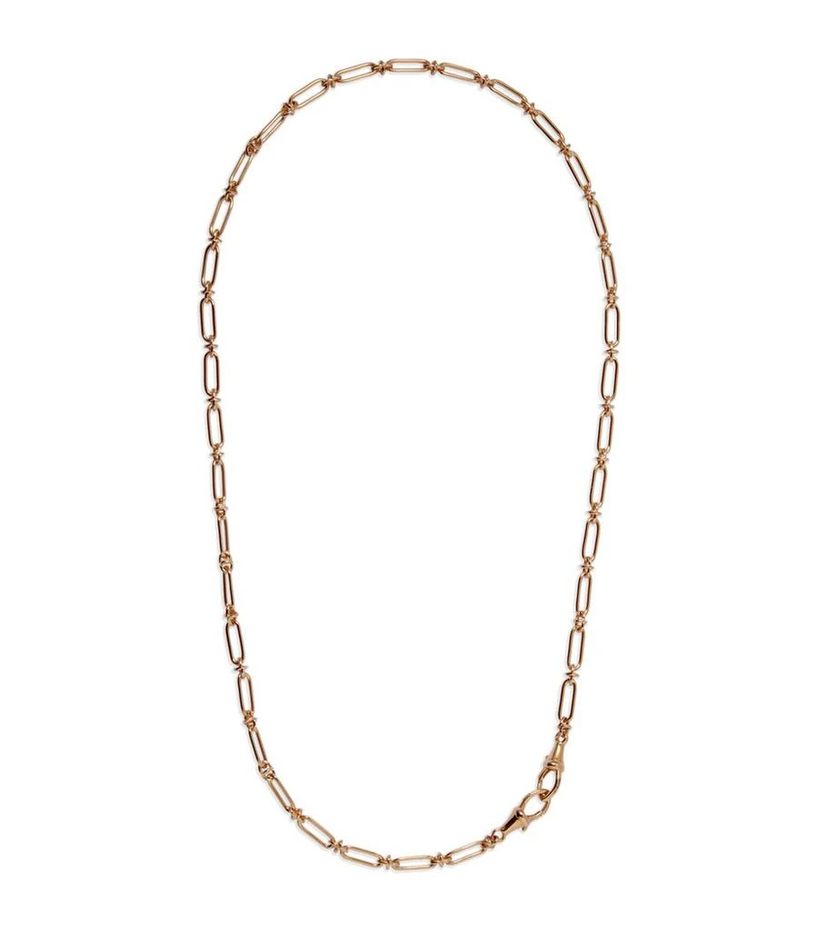 Annoushka Yellow Gold Knuckle Classic Link Chain Necklace 1