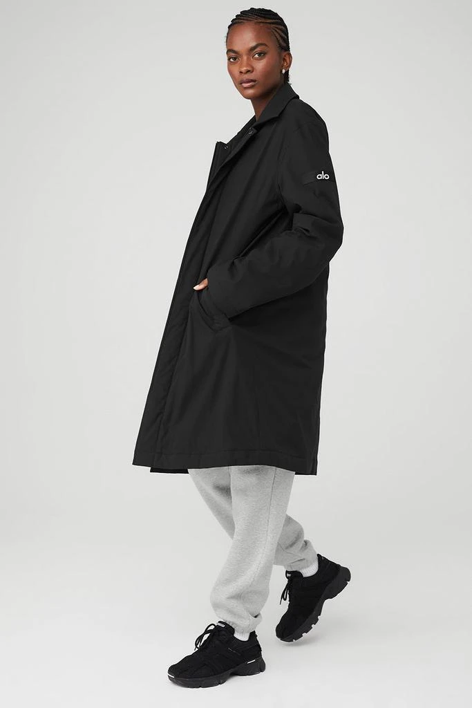 Alo Signature Overcoat - Black 3