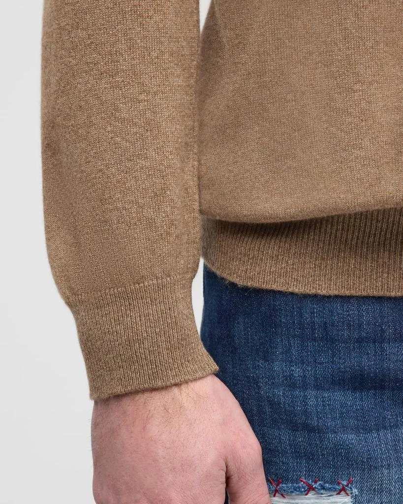 Kiton Men's Cashmere Quarter-Zip Sweater 5