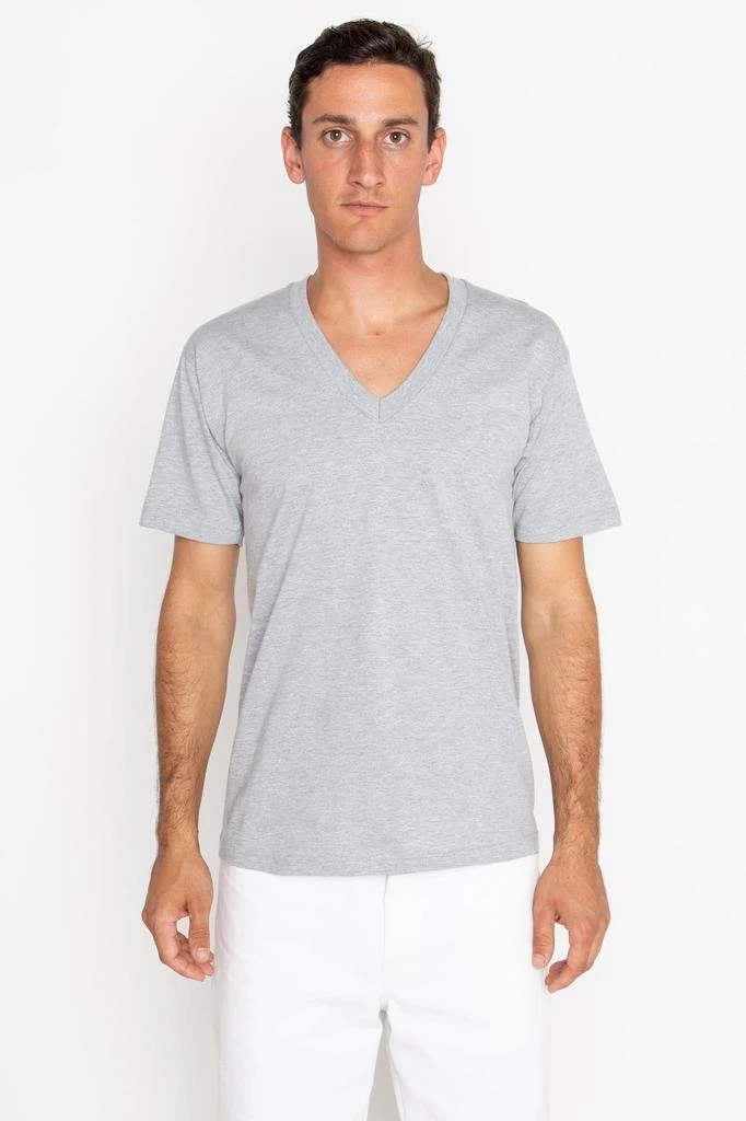 Los Angeles Apparel 24056 - Fine Jersey V-Neck T-Shirt 3