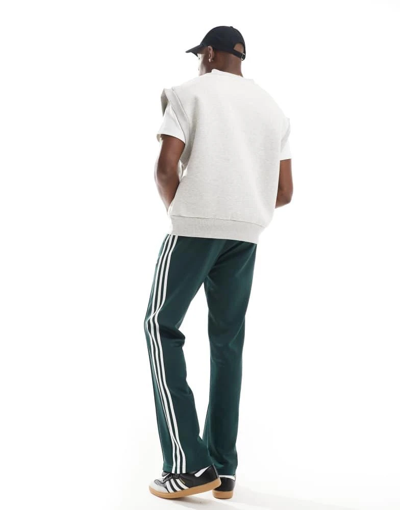 Adidas adidas Originals 70's tracksuit bottoms in mineral green 3