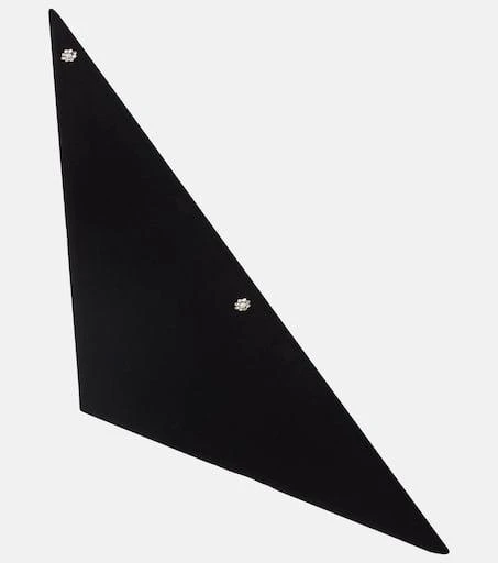 Simone Rocha Embellished cashmere scarf