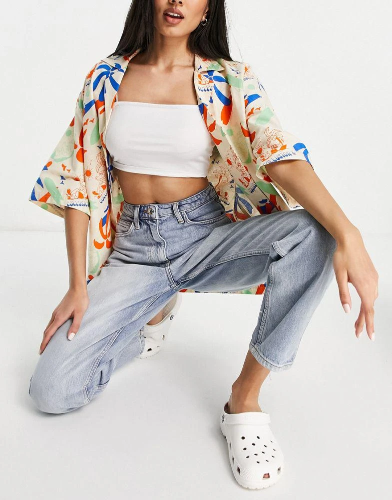 COLLUSION x004 mom jeans in blue – On Sale Now with Up to 46% Off