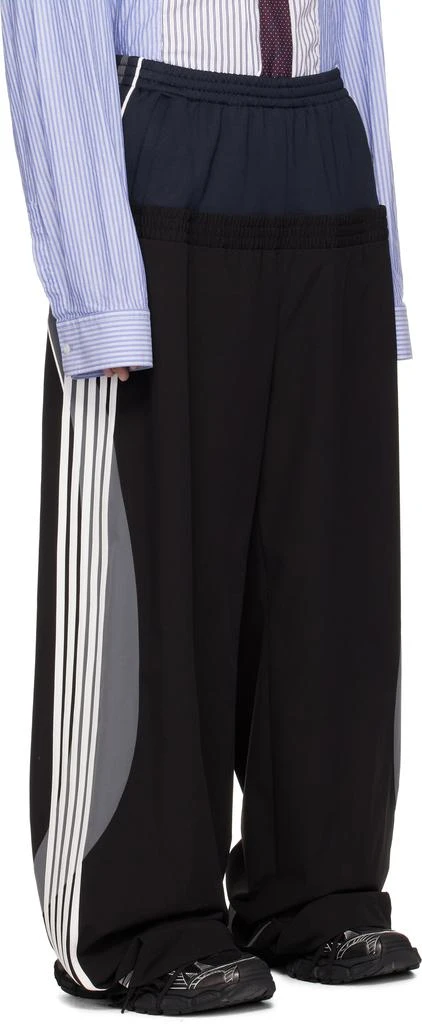 Balenciaga Black Cut-Up Track Pants 2