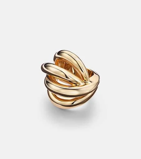 Jennifer Fisher Abstract Line gold-plated ring