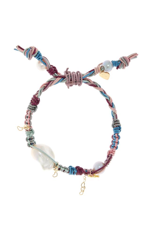 Joie DiGiovanni Joie DiGiovanni - Metallic Mermaid Pearl; Leather Rocker Bracelet - Multi - OS - Moda Operandi - Gifts For Her