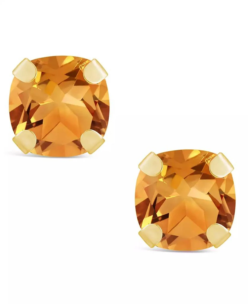 Macy's Gemstone Stud Earrings in 10k Yellow Gold 3