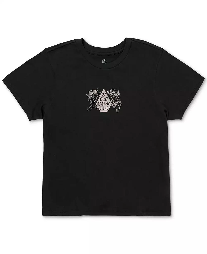 Volcom Juniors' Cupid Cotton Logo Graphic Baby T-Shirt 1
