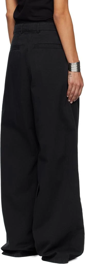 Dries Van Noten Black Cotton Twill Trousers 3