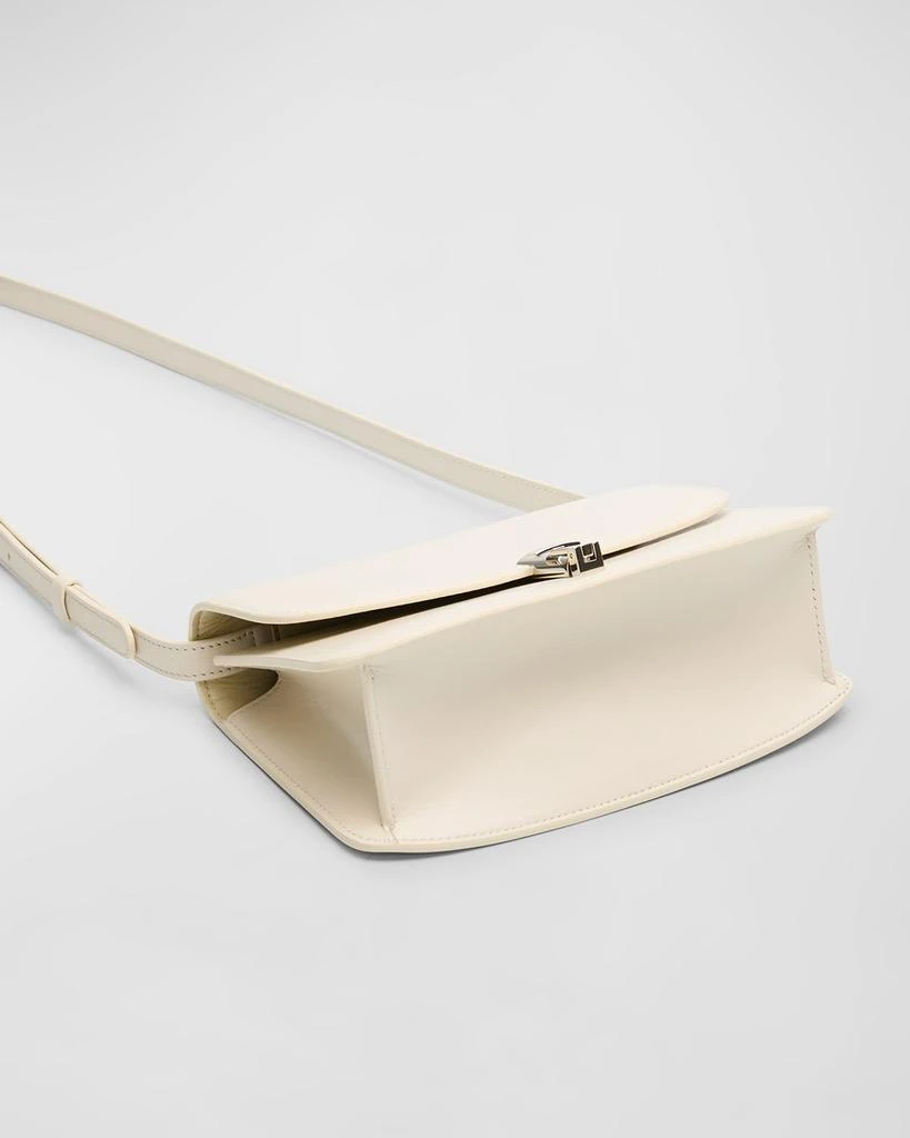 THE ROW Sofia 10.00 Crossbody in Smooth Kidskin Leather with Silver Hardware 8