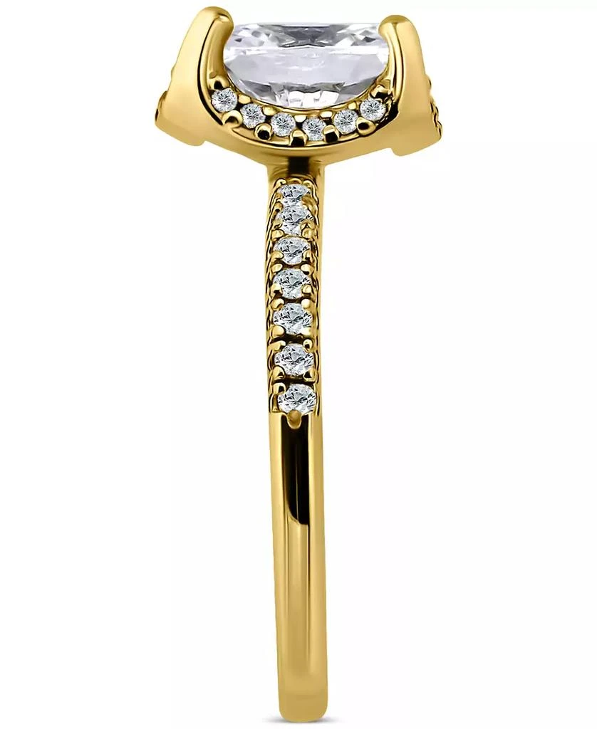 Giani Bernini Cubic Zirconia Eternity Band Ring (3 ct. t.w.) in 18k Gold over Sterling Silver, Exclusively at Macy's 4