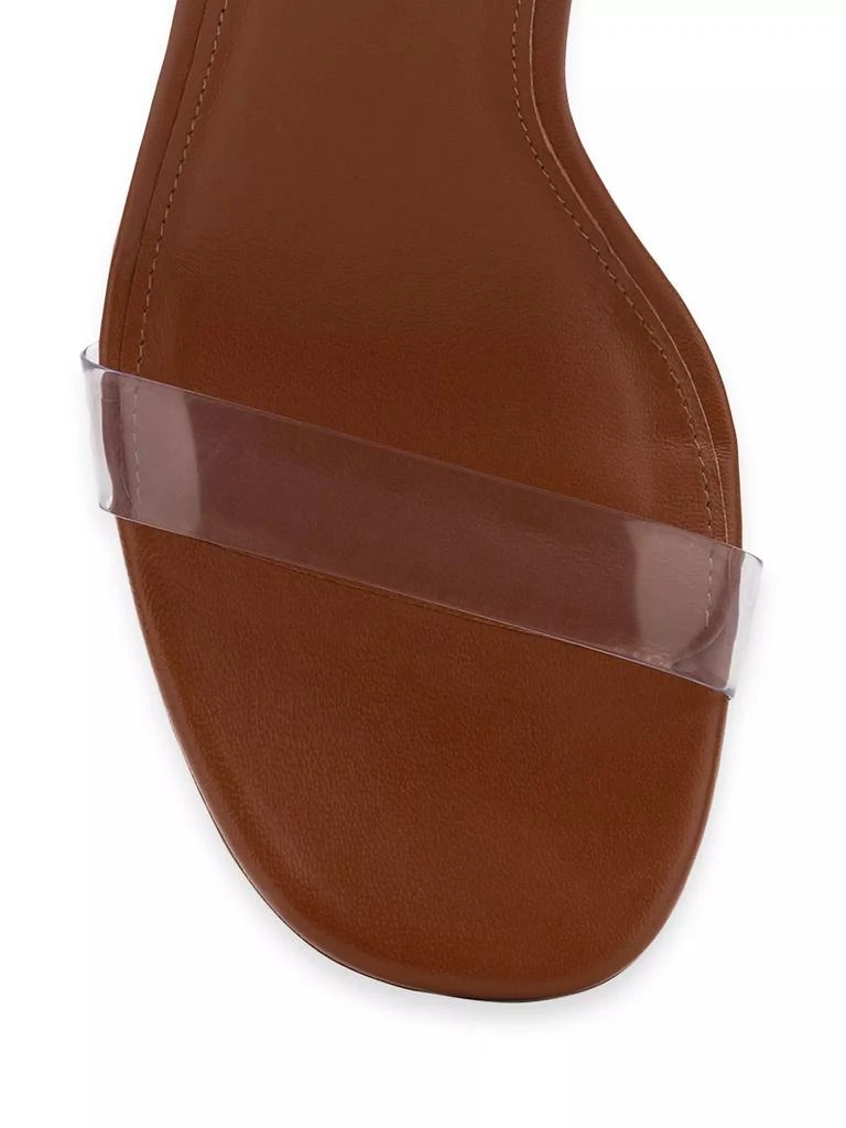 Larroude Gloria Leather Lace-Up Wrap Sandals 4