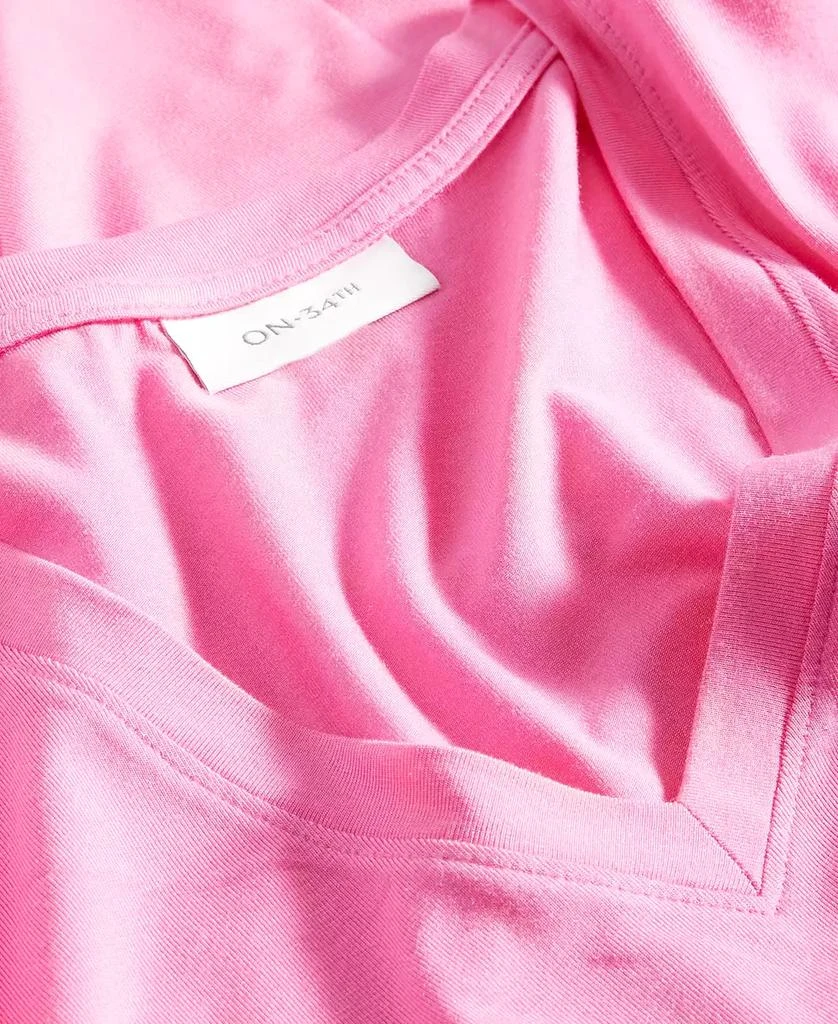 On 34th Women's Modal V-Neck T-Shirt, Created for Macy's 3