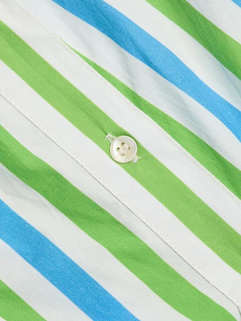 Rosie Assoulin Striped Gathered Ruffle Shirtdress 7