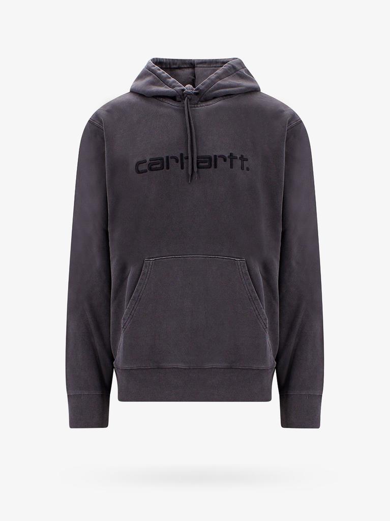 Carhartt WIP Cotton sweatshirt with embroidered logo on the Carhartt WIP Cotton sweatshirt with embroidered logo on the