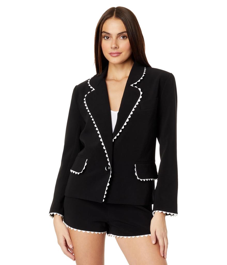 English Factory Rickrack Edge Blazer