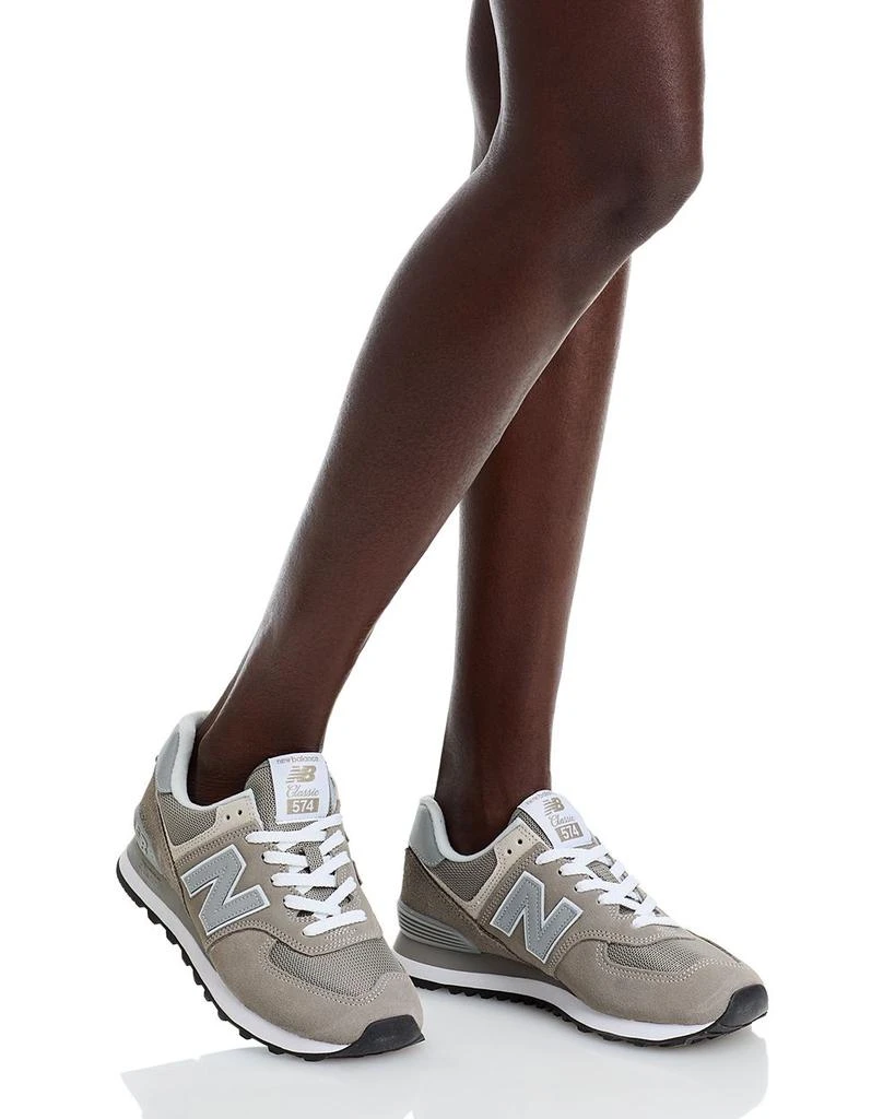 New Balance Women's 574 Low Top Sneakers Sports Shoes Free