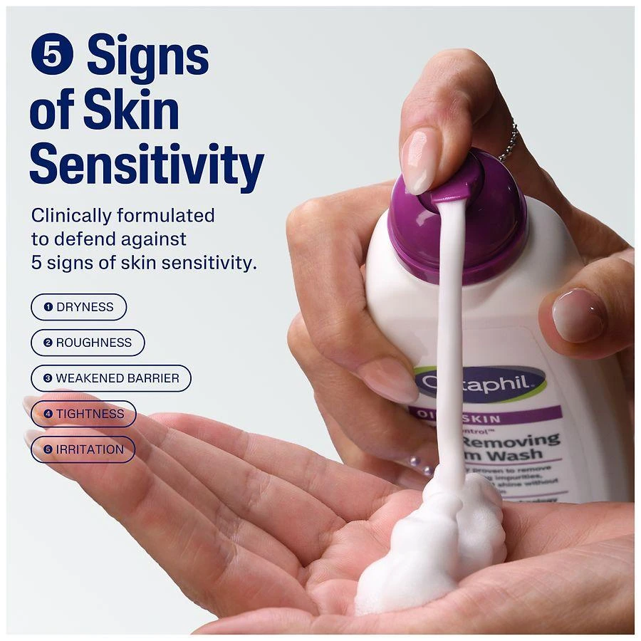 Cetaphil Oil Removing Foam Wash For Oily, Sensitive Skin 7