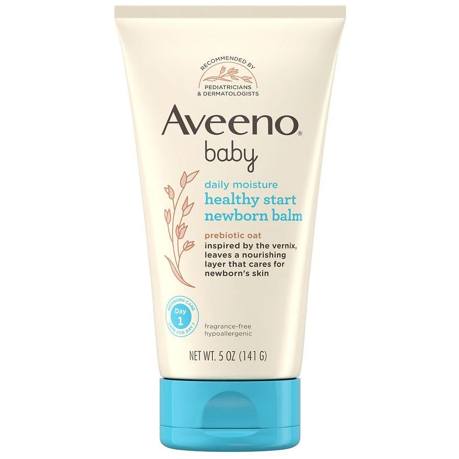 Aveeno Healthy Start Newborn Body Balm, Hypoallergenic Fragrance-Free 1